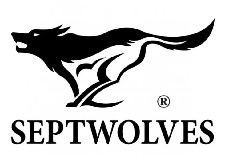 le loup dans le marketing représenté par le logo septwolves d'un loup qui court.