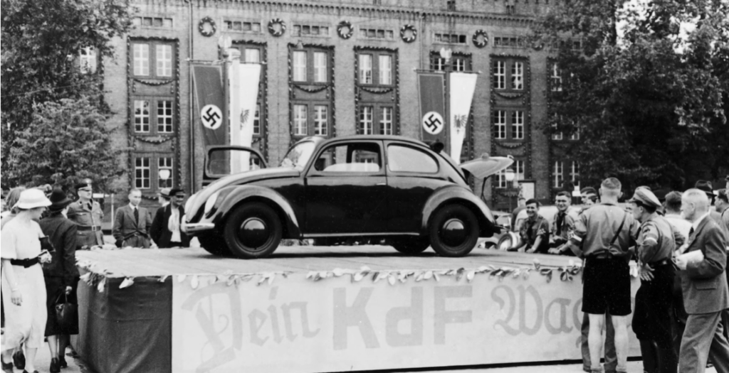 KdF-Wagen avant de devenir la coccinelle